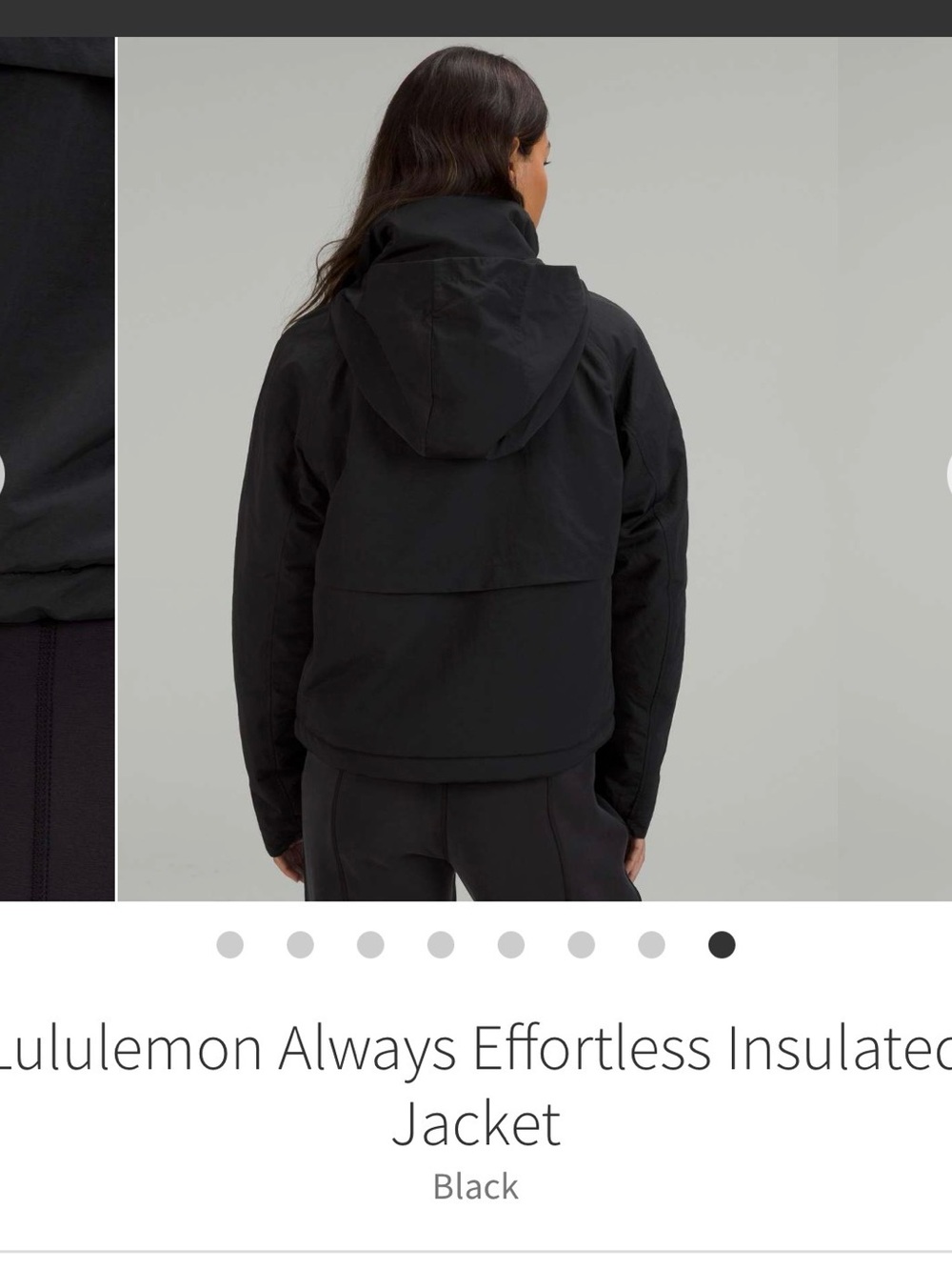 Lululemon Always Effortless Insulated Jacket
- Black - Picture 5 of 15